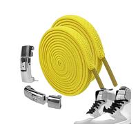 Sicke Elastici, Comodi lacciperScarpe, lacciperscarpeA Rilascio Rapido Senza Legami, Laccio Con Fibbie Di Metallo Per scarpeDa Ginnastica, Adulti E Bambini