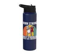 Sickle Cell Awareness Gifts Items Sickle Cell Warrior Stainless Steel Insulated Water Bottle