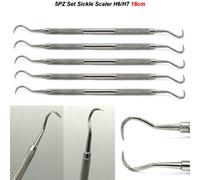 Sickle Scaler H6/H7 Igiene Dentale Ablazione del Tartaro Strumenti Manuali 5 PZ