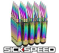 SICKSPEED 20 PC Neo Cromo 5 1/2 " Lungo a Punte Acciaio Esteso Lug Dadi 1/2X20