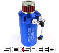 SICKSPEED Blu Olio Catch Lattina con Sfiati Diaframma Motore W Filtro P5