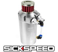 SICKSPEED Lucidato Olio Catch Lattina con Sfiati Diaframma Motore Filtro P1