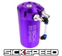 SICKSPEED Viola Olio Catch Lattina No con Sfiati Diaframma Motore Serbatoio P6