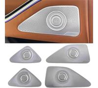 SICOTTON Adesivi Altoparlanti Audio Auto in Acciaio Inossidabile per Mercedes per Benz Classe S W223 2021 2022 2023 2024 Modanature Interne Auto(Door Panel)