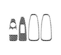 SICOTTON Adesivi Copertura Pannello Controllo Sollevamento dei Finestrini Dell'auto per B&MW Serie Z4 G28 G29 2019 2020 2021 2022 2023 Modanature Interne Auto(Black)
