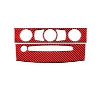SICOTTON Adesivi Cornice Copertura del Pannello Controllo CD Climatizzatore Dell'auto per B&MW Serie 5 E60 2004 2005 2006 2007 2008 2009 2010 Modanature Interne Auto(2004-2007 2)