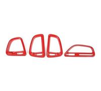 SICOTTON Bocchetta di Ventilazione Console Centrale per Dodge per Challenger 2015 2016 2017 2018 2019 2020 Modanature Interne Auto(Red)