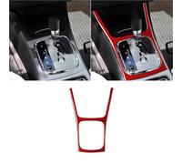 SICOTTON Copertura in Fibra Carbonio Pannello Cambio Decorazione Adesiva Interni Auto per Mercedes per Benz Classe B W245 2005-2011 Modanature Interne Auto(Red)