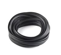 SICOTTON Parafanghi Passaruota 10M Flare Protector Protezione Ruota per Auto Copri Passaruota Striscia di Tenuta Gap Guarnizioni per Modanatura in Gomma Passaruota per Auto
