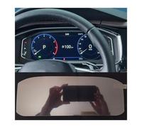 SICOTTON Pellicola Protettiva in Vetro Temperato Schermo Navigazione GPS Auto da 10,1 Pollici Adesivo Interno per VW per Novo per Virtus 2023 Pellicola Protettiva Schermo Navigazione(for Instrument)