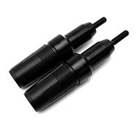 SICOTTON Protezione Anticaduta per Moto Guzzi V85TT V9 per Roamer/per Bobber/V85 TT/V7 Moto Protezione dalla Caduta Scarico Slider Crash Pad Slider Cursori Telaio(Nero)