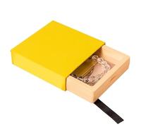 Sicrubious Organizzatori di gioielli e di stoccaggio Cassetto Portagioie Moda Collana Anello Pendente Orecchino Braccialetto Confezione Regalo Scatola Regalo Conservazione (Color4)