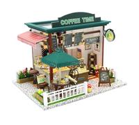 SICSHTOP Kit fai da te per casa in miniatura, kit per la casa per adulti, decorazione per la casa, mini kit per la creazione di una casa con mobili, decorazione per Halloween/Natale, regalo per
