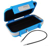 Sicura cassaforte portatile progettata per le condizioni di viaggio presenta un guscio resistente e una tenuta ermetica per proteggere il contenuto da acqua, polvere e accesso non autorizzato (C)