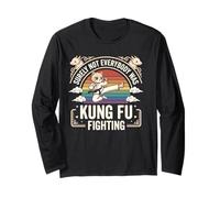 Sicuramente Non Tutti Erano Kung Fu Fighting Cat Maglia a Manica