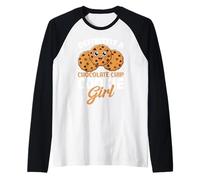 Sicuramente una ragazza biscotto con gocce di cioccolato Maglia con Maniche Raglan
