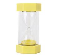 Sicurezza Clessidra Sabbia Timer Cucina Ufficio (60 Minuti, Giallo)