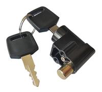 Sicurezza del blocco della batteria del blocco della batteria antifurto in metallo portatile Casta di accensione ebike con 2 tasti per lo scooter per bici elettriche per motociclette