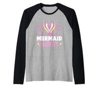 Sicurezza della Sirena Sirene Compleanno della Sirena Maglia con Maniche Raglan