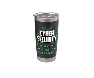 Sicurezza informatica Riservatezza Protezione dei dati Cybersecurity Bicchiere termico in acciaio inox doppia parete