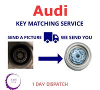 Sicurezza Master Bullone Accoppiamento Servizio UK Chiusura Dado Ruota Key Audi