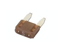 HELLA Fusibile - Fusibile a spina piatta mini - 5A - beige - Quantità: 5 - 8JS 728 596-811