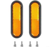 Sicurezza Notturna Riflettente Shell Coppia per Xiaomi 5 Scooter Arancione | Materiale ABS ad alta resistenza, design resistente all'usura, protegge le viti dalla polvere, caratteristica impermeabile