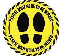Sicurezza Pavimento Segni Sociale Distancing Adesivi 12 Design Disponibili