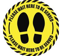 Sicurezza Pavimento Segni Sociale Distancing Adesivi 12 Design Disponibili