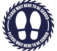Sicurezza Pavimento Segni Sociale Distancing Adesivi 12 Design Disponibili