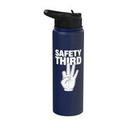 Sicurezza Terza - Saldatore Metalworker Ironworker Saldatura Stainless Steel Insulated Water Bottle