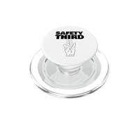 Sicurezza Terzo divertente dito mancante Sicurezza Terzo PopSockets PopGrip per MagSafe
