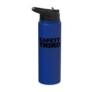 Sicurezza Terzo divertente dito mancante Sicurezza Terzo Stainless Steel Insulated Water Bottle