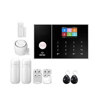 Sicurezza Tuya GSM di allarme WiFi for la sicurezza aziendale Alarming Wareless Wireless Lavoro con sensore porta Alexa Installazione rapida(C)