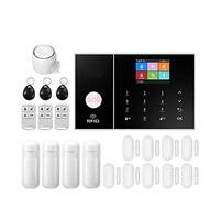 Sicurezza Tuya GSM di allarme WiFi for la sicurezza aziendale Alarming Wareless Wireless Lavoro con sensore porta Alexa Installazione rapida(J)
