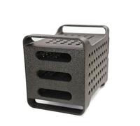 Sicuro di caso di immagazzinaggio con Slide-Out Cover per Samsung T7 SSD Supporto da tavolo Vents di raffreddamento e Tipo-C Cavo Slot per T7 portatile Solid State Drive (Three slots)