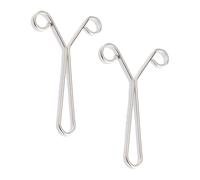 Sicuro Fit polsino clip Easy Application Rolled Edge lega di alluminio strumenti per gioielli Compact Travel Essentials accessori