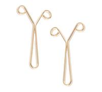 Sicuro Fit polsino clip Easy Application Rolled Edge lega di alluminio strumenti per gioielli Compact Travel Essentials accessori