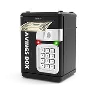 Sicuro Per I Bambini - Cassaforte elettronica con password,Cassaforte elettronica Salvadanaio Giocattoli Con Password Per Giovani E Adulti Fai Da Gioco Di Educazione Finanziaria Università E Scuola Z