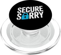 Sicuro Sorry Lucchetto Data Breach Cyber Security Umorismo PopSockets PopGrip per MagSafe