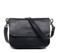 SID & VAIN® borsa a spalla vera pelle FRAN tracolla donna nero prodotto artigianale