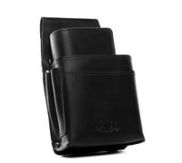 SID & VAIN Borsa per soldi e marsupio per camerieri vera pelle ABERDEEN Combi I Portamonete uomo donna I portafoglio + Custodia cameriere borsellino nera fatta a mano