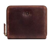 SID & VAIN® Borsa vera pelle vintage HANNAH piccolo Portafoglio da donna portamonete donna cuoio marrone