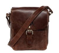 SID & VAIN® borsello a tracolla vera pelle vintage ORLANDO piccolo Borsa messenger borsa a spalla uomo donna marrone prodotto artigianale