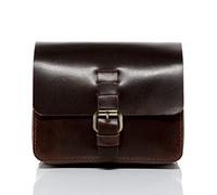 SID & VAIN® Marsupio vera pelle vintage HEATHROW piccolo Borsello Zainetto borsa a spalla uomo donna marrone prodotto artigianale