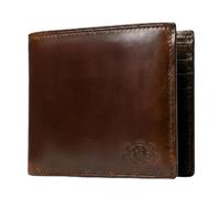 SID & VAIN® portafoglio RFID protezione vera pelle ELLIOT orizzontale portamonete portatessere con più scomparti uomo marrone prodotto artigianale