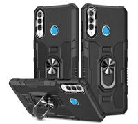 Sidande Custodia per Huawei P30 Lite Case/Nova 4E/Honor 20S MAR-LX1M Cover con Supporto Integrato e Montaggio Magnetico Auto, Protezione 360° Antiurto Cover per Huawei P30 Lite Nero