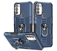 Sidande Custodia per Moto G50 5G Case, per Motorola G50 5G XT2149-1 Cover con Supporto Integrato e Montaggio Magnetico Auto, Protezione 360° Antiurto Cover per Motorola Moto G50 5G Blu