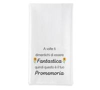 sidaopiu Girasole Regalo Motivazionale Donna,Regali Ispirazione Nonna Amica Sorella Colleghe Fidanzata Zia Moglie Festa Della Mamma Compleanno Laurea Natale Canovacci Asciugamani Strofinacci Cucina