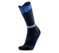 Sidas - Calze da sci di fondo - Socks Ski Nordic Nero/Blu in Pelle - Taglia S - Blu navy